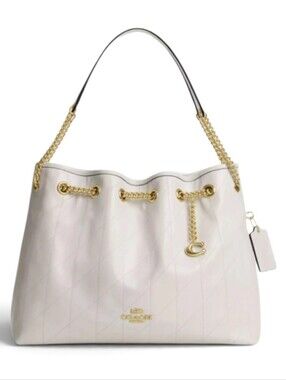 Coach Eevlyn Leather Shoulder Bag